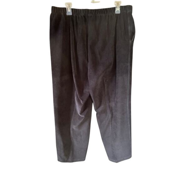 Lands’ End Women’s XL 18 Black Pull-On Pants – Straight Leg - Picture 3 of 5